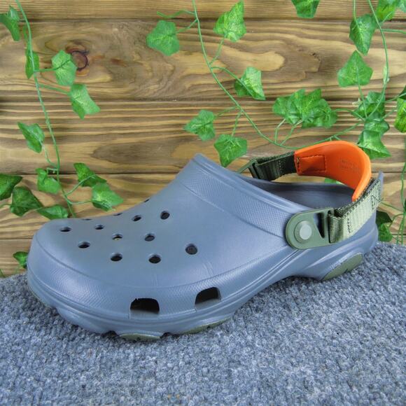 Crocs Men's All Terrain Clog Gray Synthetic Size 7 Medium Gently Used 2025‎ - Picture 1 of 6